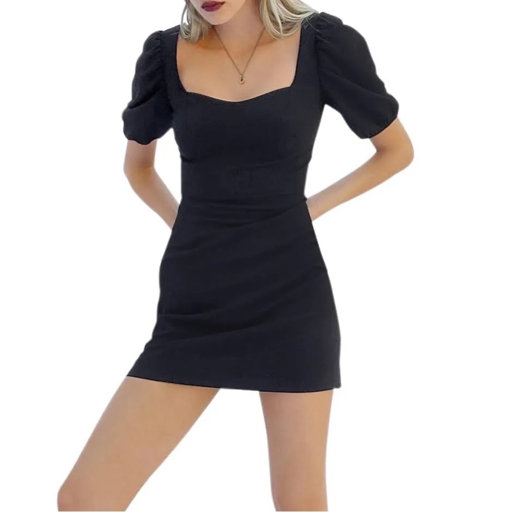 NWT French Connection Berina Square Neck Dress!